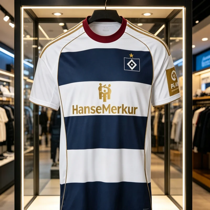 New Arrive Fashion Hamburger 2025-26 Special Kit Soccer Jersey T-shirt Men's Adults Quick Drying Football Fan Family Kids Tees