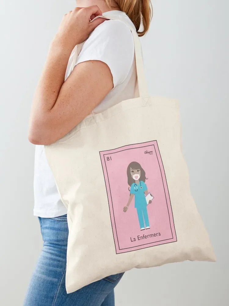 La Enfermera 2020 Tote Bag Lady bag reusable shopping bags custom bags Tote Bag