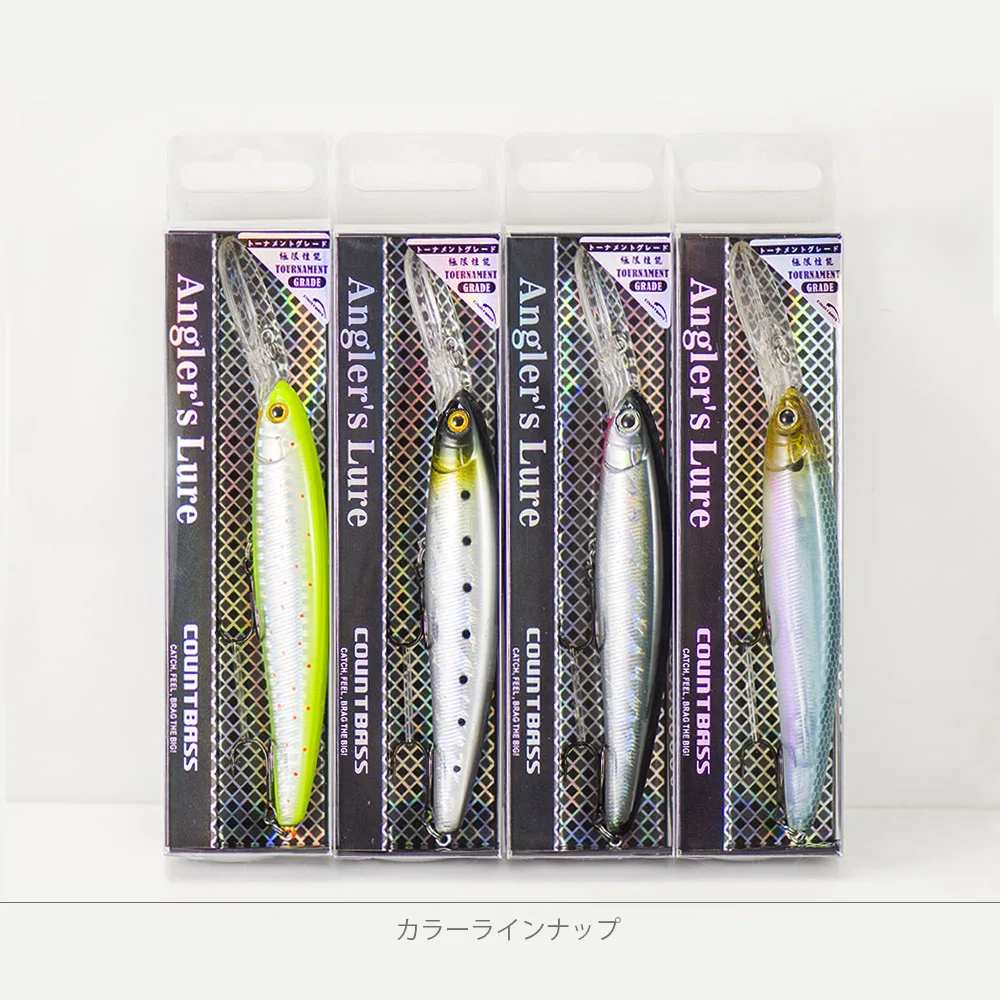 Countbass Floating Deep Diving Minnow 110mm 4-1/3" 14.5g 1/2 oz. Dive 3m Hardbaits Fishing Leurres Wobbler Lures