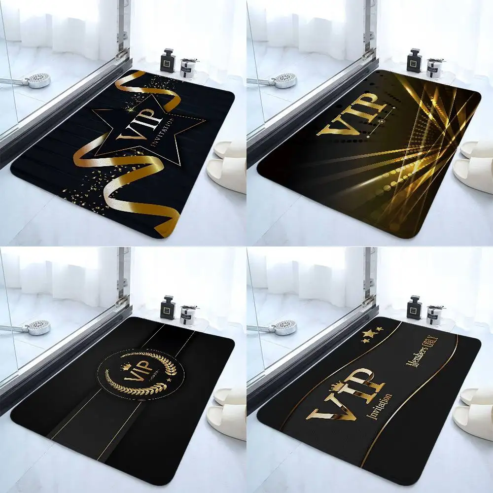 

Super Vip Logo Floor Mat Art Carpet Rug For Bedroom Living Room Sofa Home Doormat Decor,Large Kid Non-slip Floor Mat