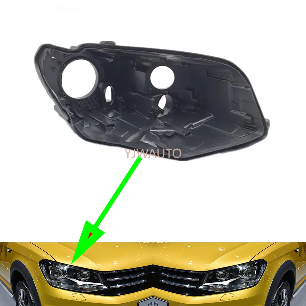 For VW Caddy 2016 2017 2018 Headlamp House Halogen Car Headlight Base Rear Headlight Back Support