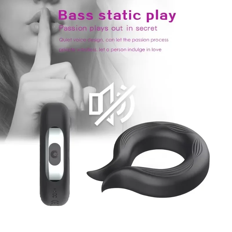 Men\'s Delayed Charging Silicone Vibrating Sperm Ring Masturbator, Penetration Cock Sheath for You Xxx, Sex Products, Sex Toy, 18