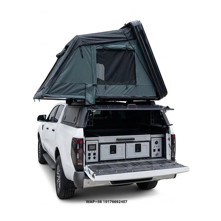 Camping Overland Adventure Secure Customizable Roof Top Tent for SUV Pickup Car with OEM ODM Custom Size and Logo Support