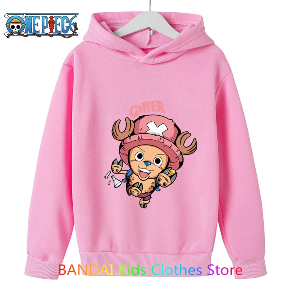 

Kids Sweatshirts One Pieces Jersey Boys Chopper Hoodie Girls Fall Winter Warm Sweater Children's Sportswear Ages 3-14