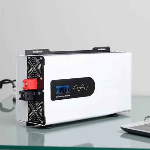 8000W Pure Sine Wave Power Inverter DC 24V 48V 60V 72V To AC 110V Portable Power Bank Converter Solar Car Inverter Transformer