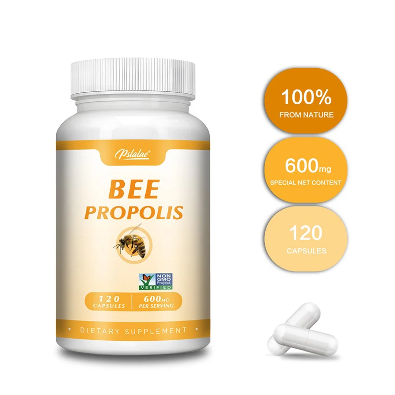 

Bee Propolis Capsules - Helps Boost Energy, Immunity, Support Skin, Joint Health