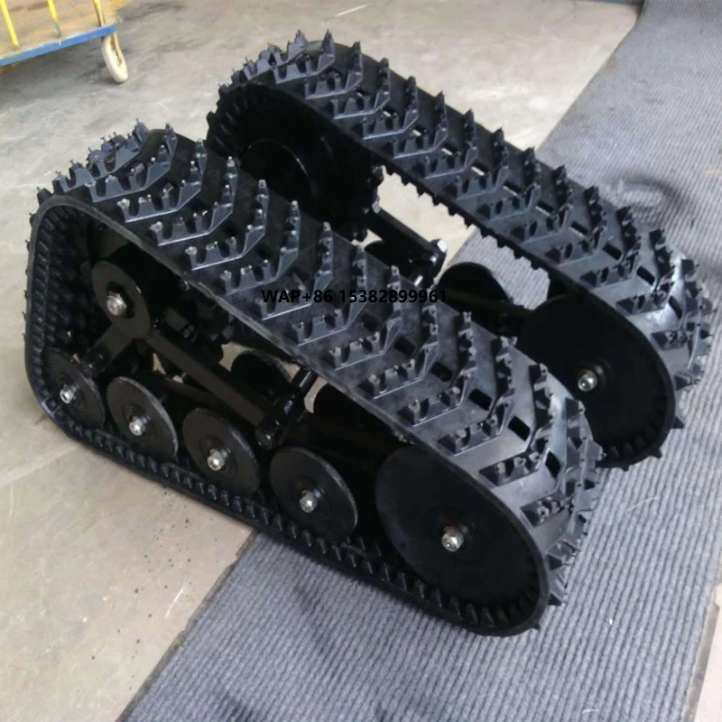 

Huanball 255mm Wide Black Snowmobile Rubber Track 255*72*30