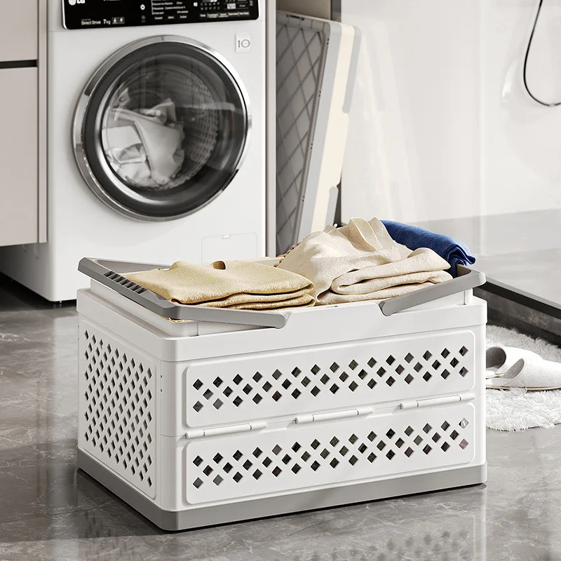 

Folding Dirty Clothes Basket Laundry Basket Toys Storage Basket Bathroom Dirty Clothes Basket Thickened Clothes Storage Basket