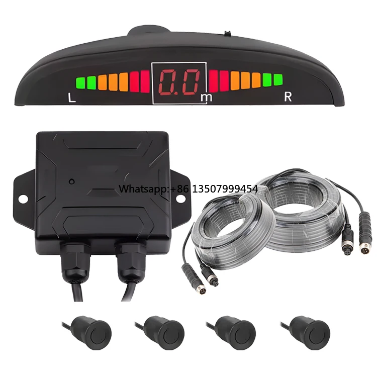 Vehicle Parking Sensor Auto Car Parking Radar Reversing Aid Assist Buzzer 4 Sensor Rear Safe Probe Blind Spot Detection System