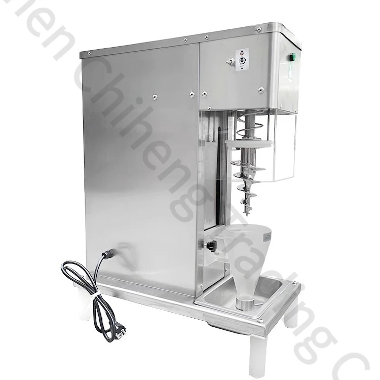 220V Stainless Steel Yogurt Ice Cream Machine Fruit Nut Ice Cream Mixer CYBQL-178T