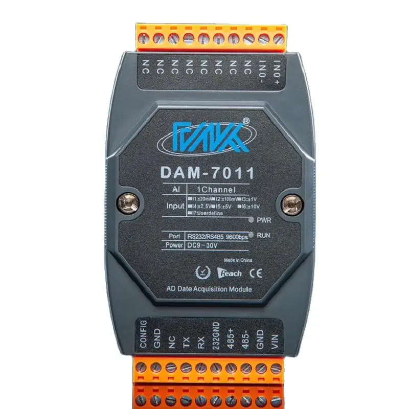 

0-75mV0-50mV to rs485/232 mV voltage acquisition module 0-100mV small signal acquisition card