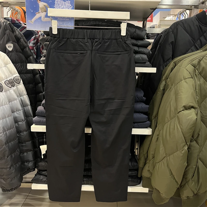 발 남성 슬림핏 캐주얼 팬츠 여름 신상품 9부 스트레이트 레그 스킨 쿨링 비즈니스 캐주얼 패션 청년