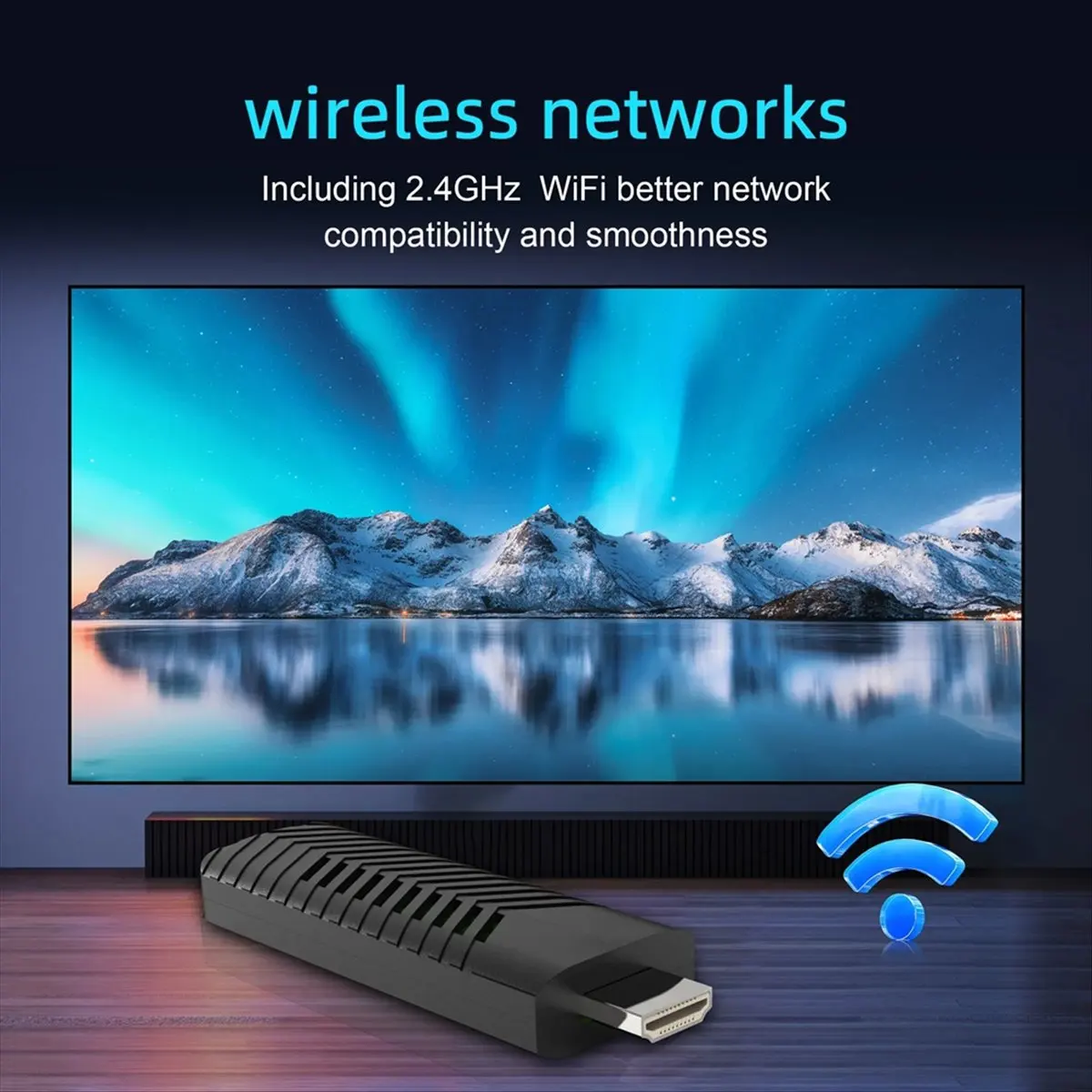 618 Mega Sale-For Andriod Smart 4K HD Video Streaming Media Player 1G RAM 8G ROM Remote Control Video Games 2.4G WIFI