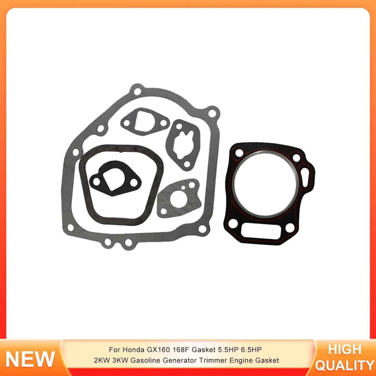 

For Honda GX160 168F Gasket 5.5HP 6.5HP 2KW 3KW Gasoline Generator Trimmer Engine Gasket