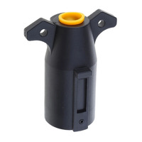 American style 7-pin 7 Way Trailer Towing Blade Round Socket Plug Connector Adapter 12V 7 PIN Plug Adapter For Trailer RV Yacht