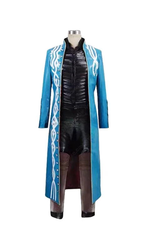 DMC 3 Vergil Cos Cosplay Costume Halloween Uniform Outfit Custom Made Any Size