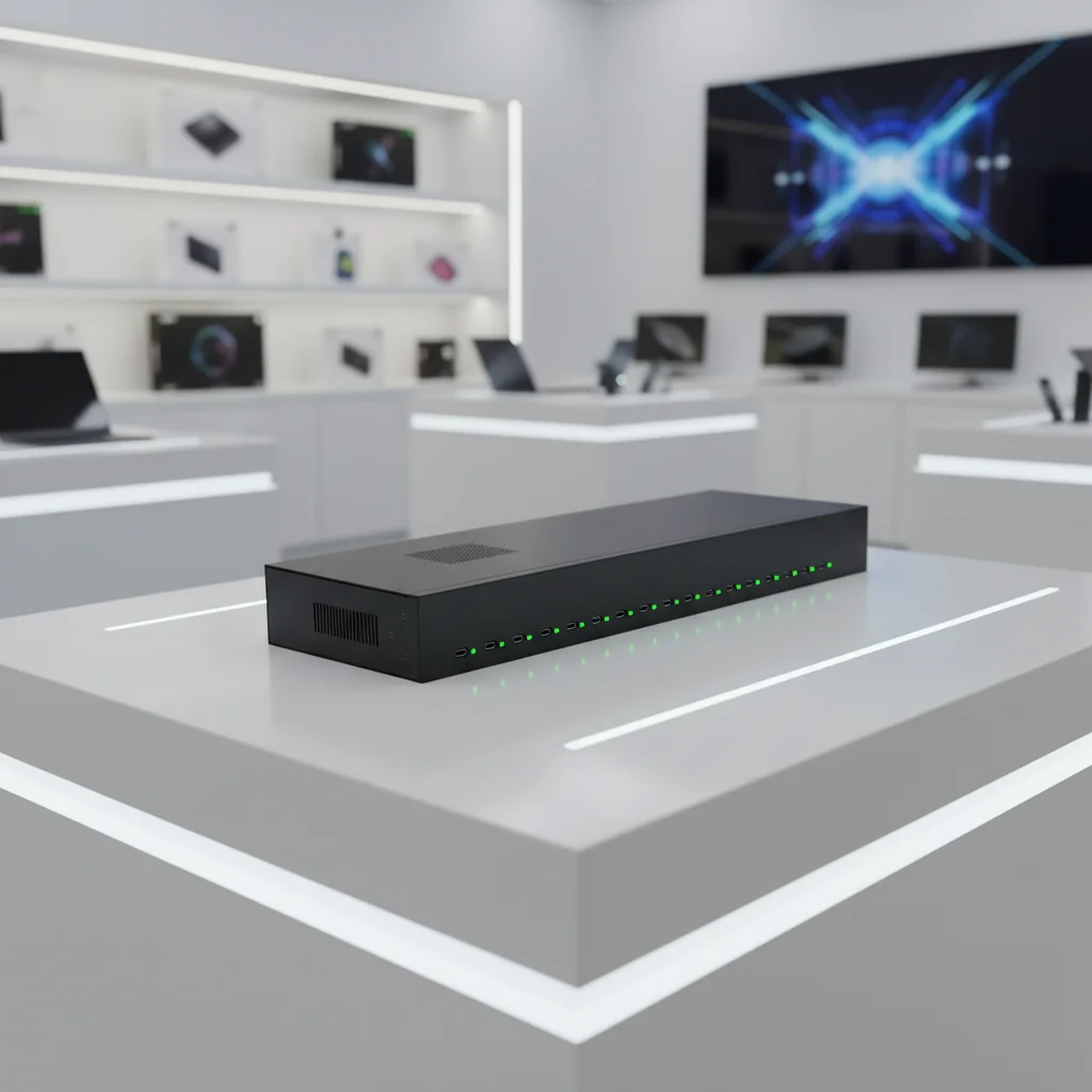 30W PD Fast Charger Station with Multiple Protocols (PD/QC/AFC/FCP)