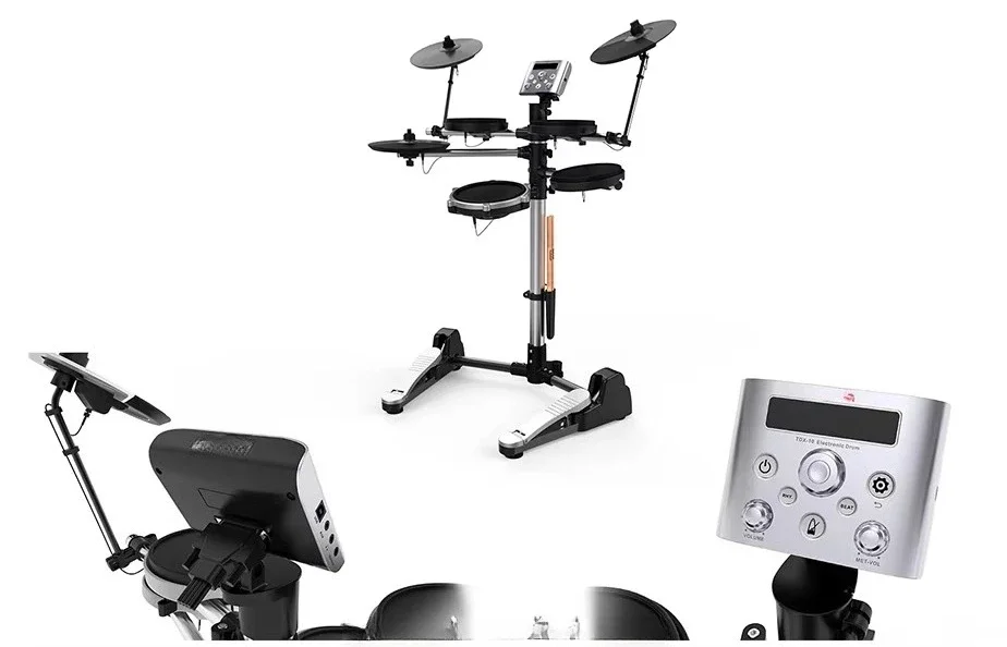 AROMA Factory Price Professional Digital Drum Set TDX-10 Built-in Metronome Made in China