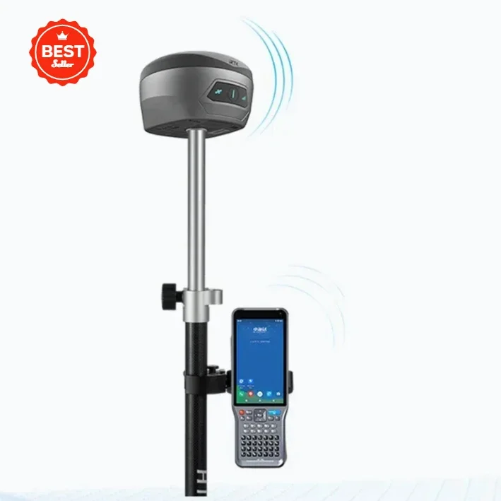 

HI TARGET VRTK2/VRTK GNSS GPS RTK Rover and Base Station, Optional AR 3D Scanning Function Land Surveying Equipment