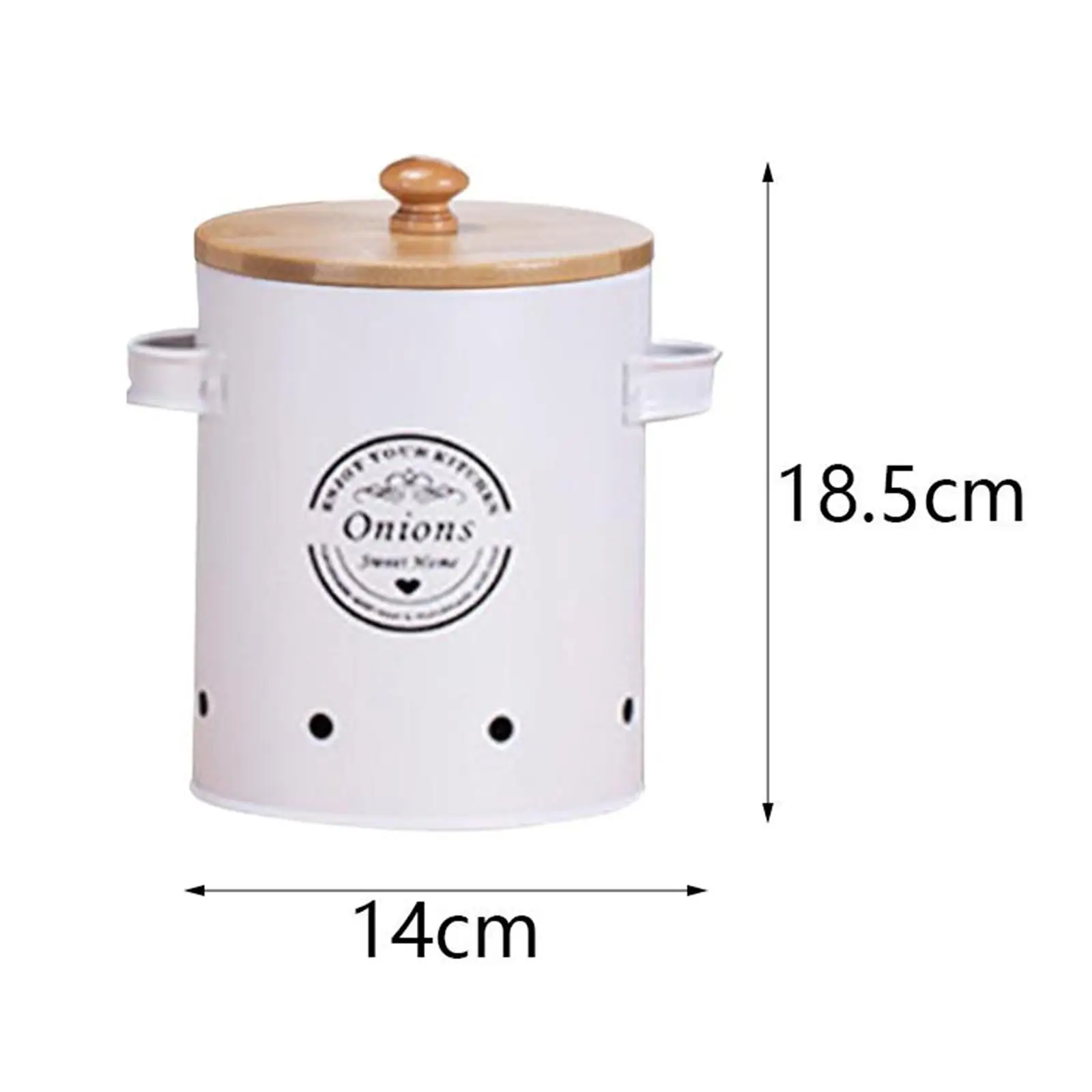 Potato Onion Bin Kitchen Canister for Countertop Farmhouse Decor Kitchen,Multifunctional Farmhouse Container Countertop