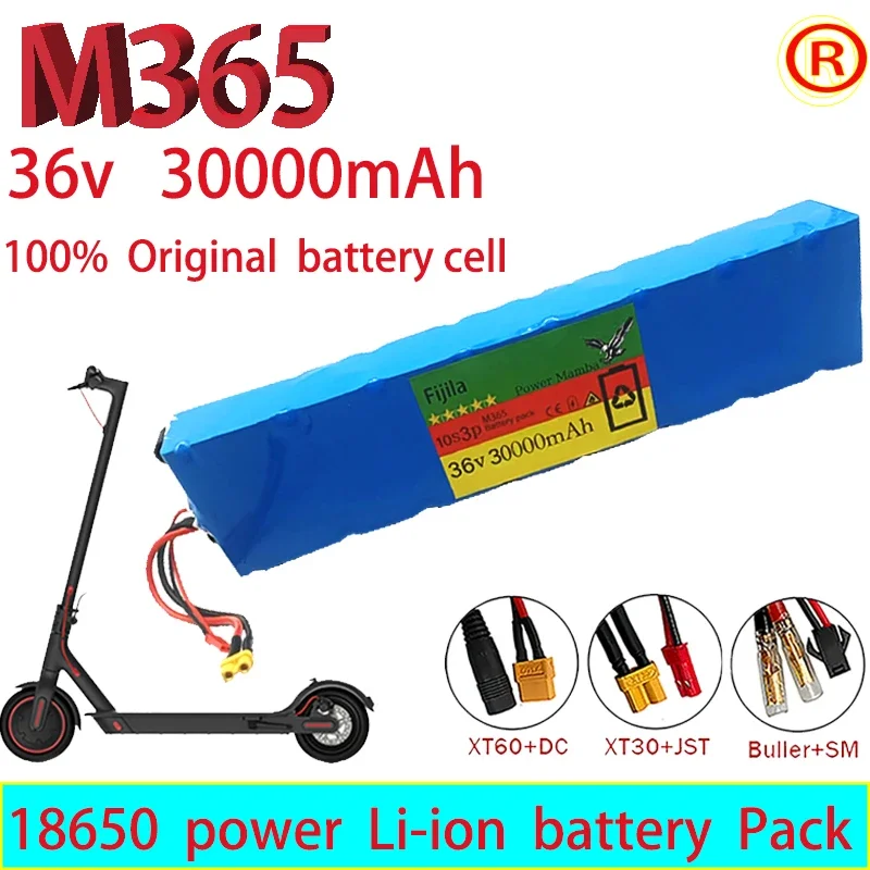 

m365 10S3P 36V 30000mAh 36v Electric Scooter Battery Pack 18650 Lithium M365 Electric Scooter 36v Battery Scooter