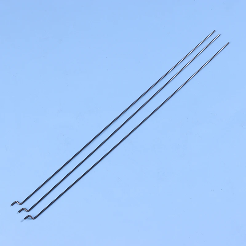 Varillas de tracción Servo de alambre de acero tipo Z, diámetro de 1,2mm, longitud de 20cm para palanca de Control de ángulo de avión RC, 10 Uds.