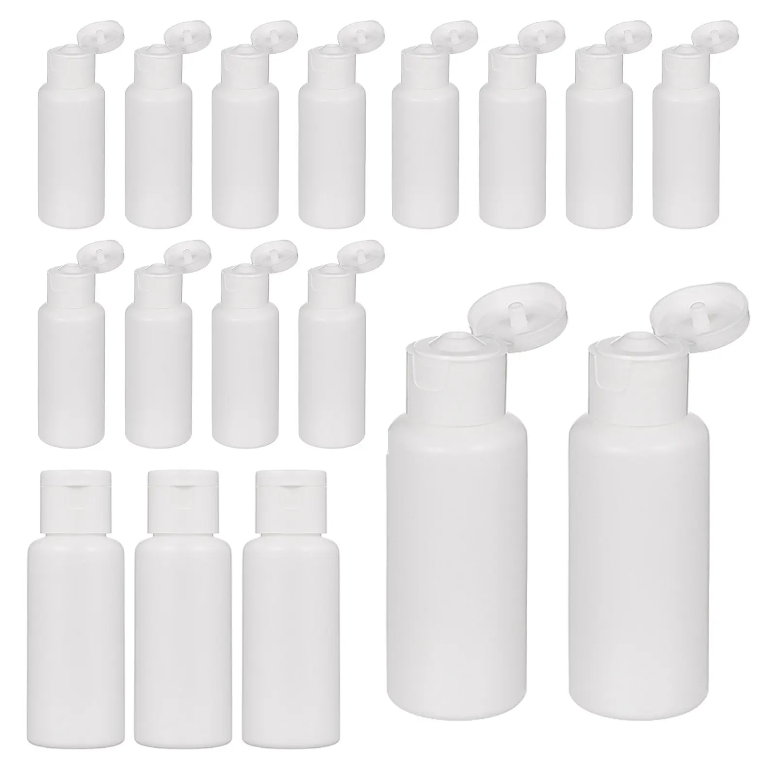 30 Stück leere Reiseflaschen, auslaufsichere Lotionbehälter, tragbare Größe für Hautpflege, Haarpflege, Make-up, Creme, Probenaufbewahrungsflaschen