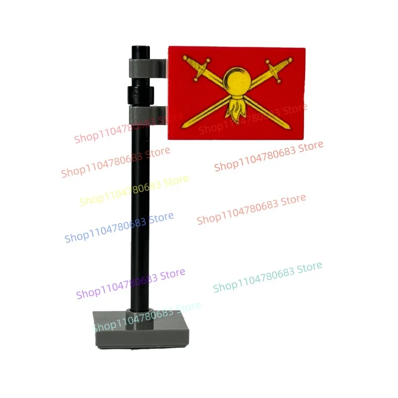 MOC China Russland Bausteine Militär Flagge Mini Figuren Zubehör Pädagogisches Gebäude Spielzeug Urlaub Geschenke Sammlerstücke