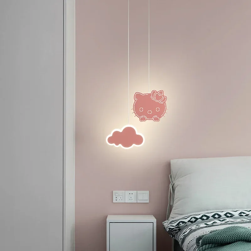 

Creative Children's Pendant Lamp for Bedroom Bedside Plane Star Cloud Moon Kids Baby Hanging Lights Home Decoration