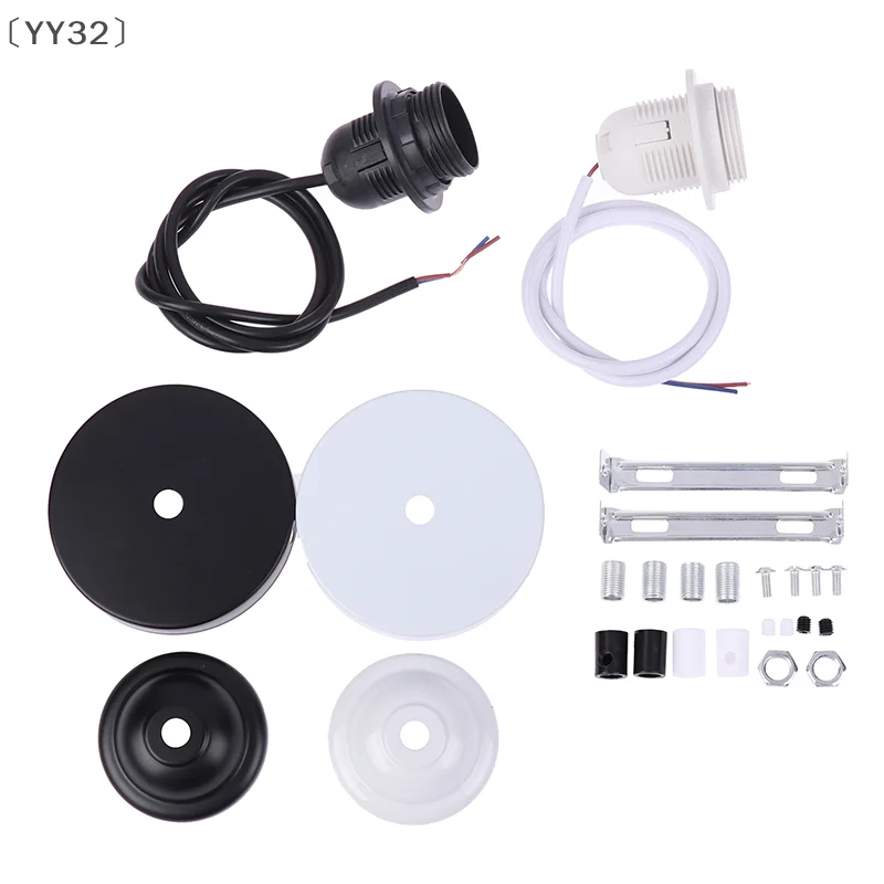 〔YY32〕Vintage Lamp E27 Screw Base Hanging Pendant Light Fixture Full Tooth Fit for Lampshade Bulb Holder Industrial Ceiling Lam