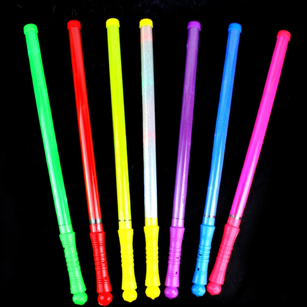 

12pcs 48Cm Glow Led Flashing Colorful Random Light Up For Concert Birthday Festival Party Favors Luminescent Sticks Fluorescent