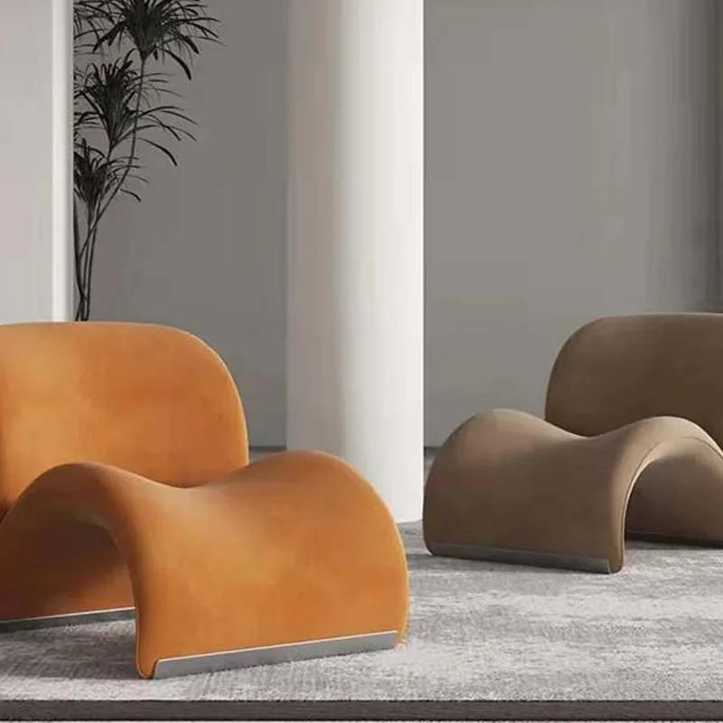 Nordic Luxury Living Room Chairs Simple Modern Vintage Ergonomic Living Room Chairs Vanity Designer Silla Nordica Furniture image 6