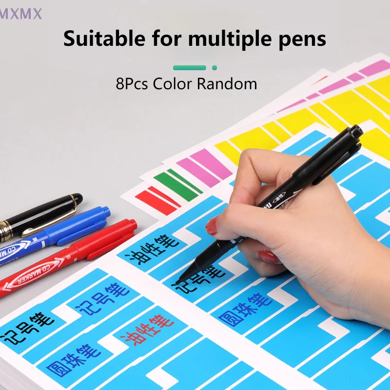 

8 Pcs Cable Labels Tags For Cable Management Colorful Waterproof Cord Tags For Wire Labels Self Adhesive Tear Resistant