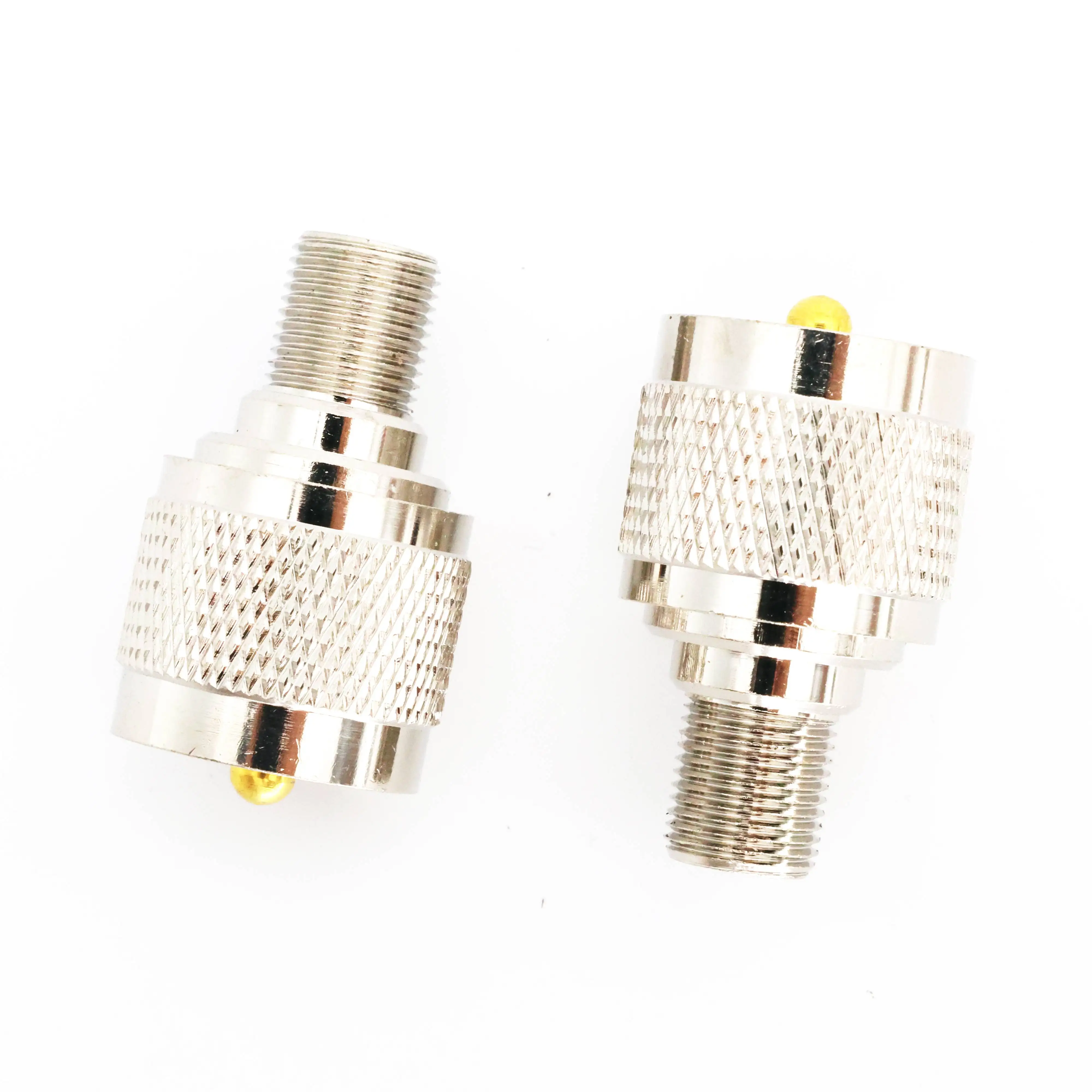 

F Female to UHF Male PL259 SO239 RF Coaxial Adapter Connectors