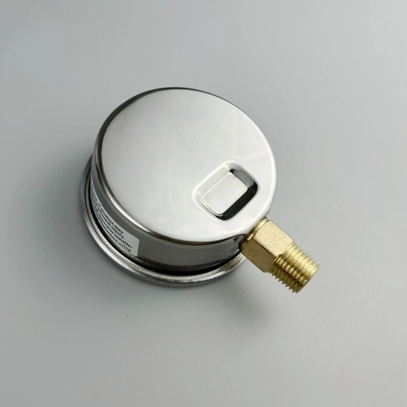 Stainless steel seismic pressure gauge seismic, oil filled pressure gauge: PT1/4