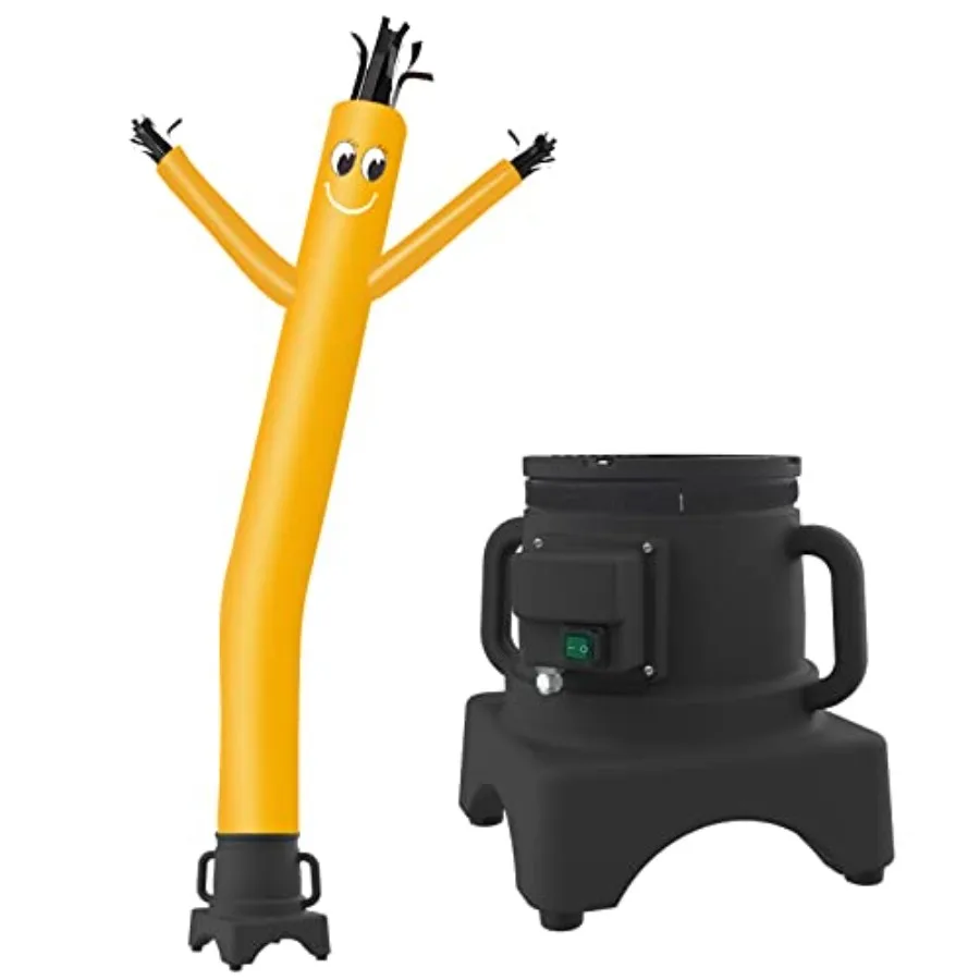 

6FT Fly Puppet Dancer with 1/3hp Blower Complete Set in Yellow for Outdoor Event Decoration with Vibrant Color and Dynamic Move