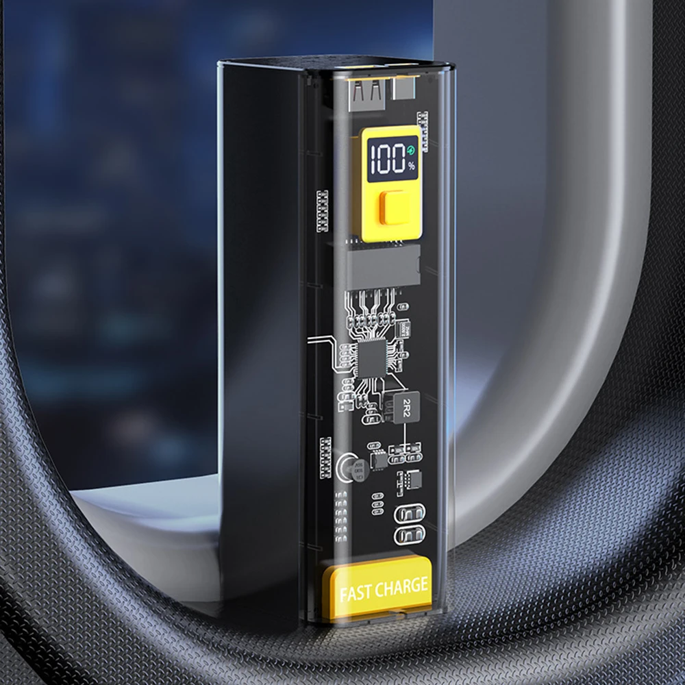 DIY Powerbank-Gehäuse, Batterieladebox, tragbar, LCD, PD22.5W, bidirektionale Schnellladebox für 8 x 21700 / 18650 – Detail 8