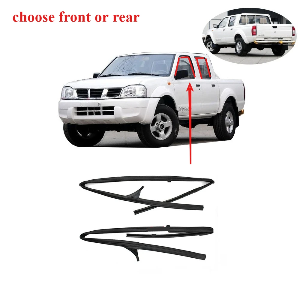 

1 Piece Run Chanel Glass Sealing Tape for D22 Pick Up Only Window Glass Rubber for Paladin No Van Weatherstrip Not for NP300 Suv