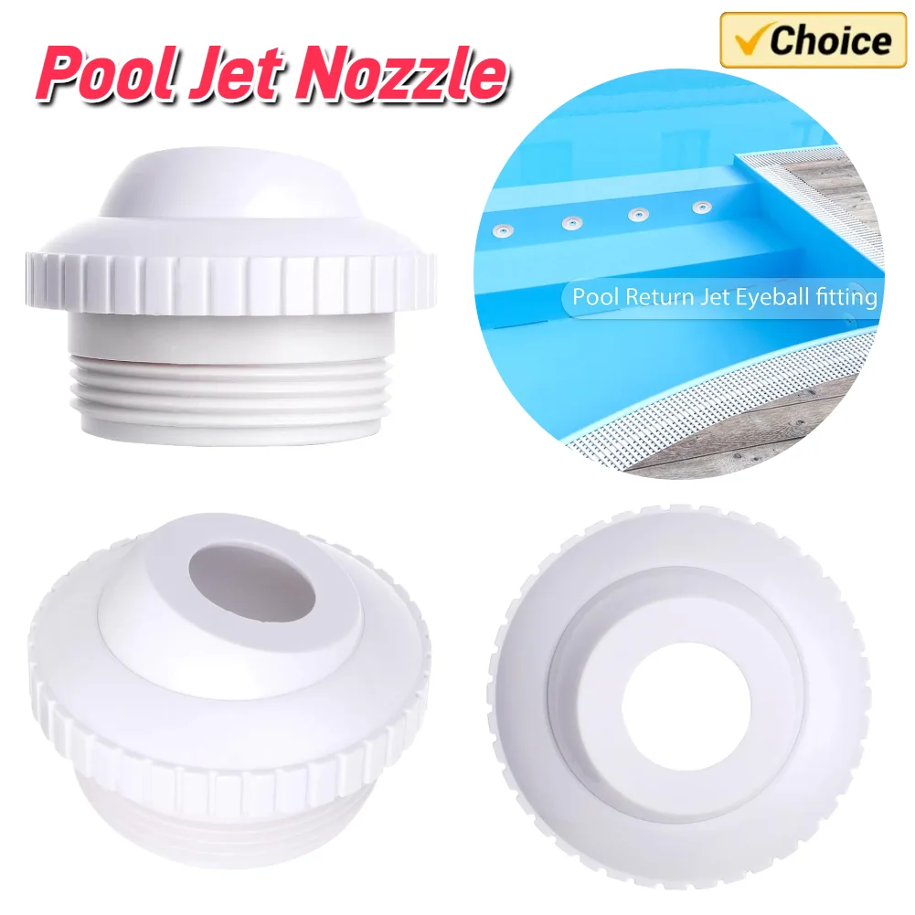 Pool Jet Nozzles with 1-1/2 Inch MIP Thread Directional Flow Inlet Pool Return Jet Fittings Pool Accessories for Hayward SP1419D