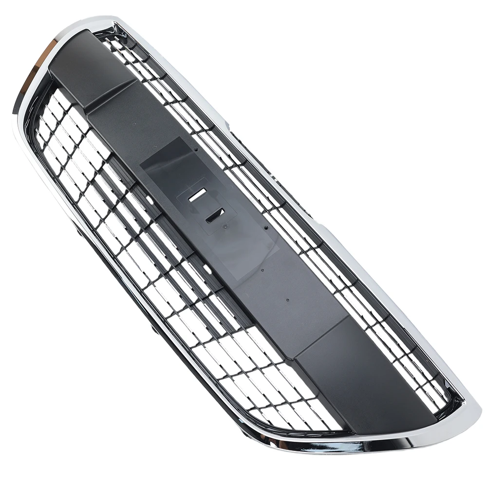 Rejilla Central de Radiador para Parachoques Delantero para Peugeot 208 Allure Active Modelo 15-18 9810535677, Rejilla con Borde Electrochapado para Automóvil