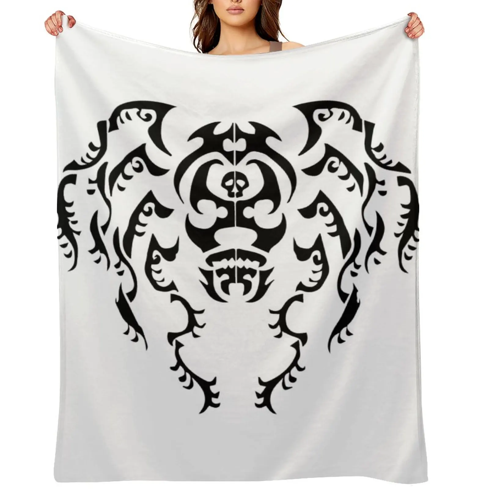 

Ran and Rindou Haitani chest Tattoo, Simple design Throw Blanket Soft Big bed plaid Soft Plaid Flannel Blankets