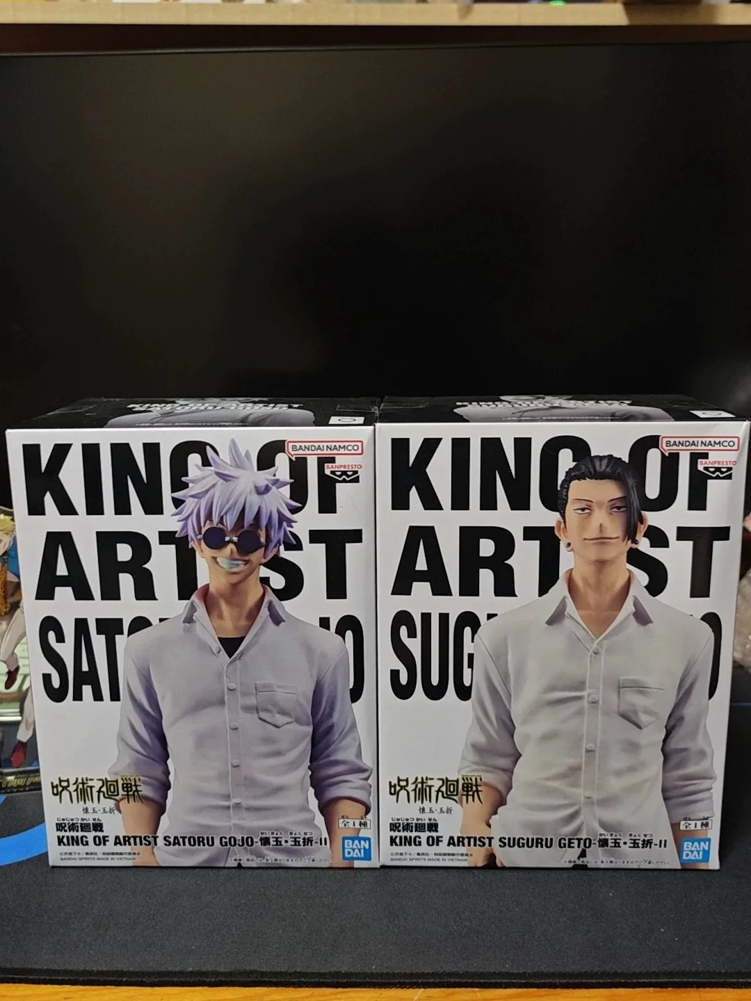 

Jujutsu Kaisen: Jujutsu Kaisen: King of Artists Satoru Gojo- Suguru Geto IIBANDAI Banpresto Фигурка Модель Аниме Натуральная игрушка в штучной упаковке