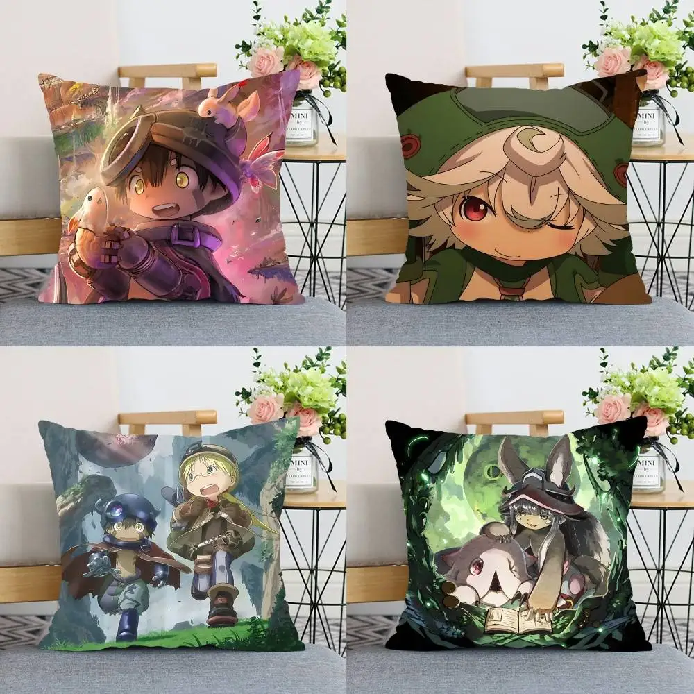 

Anime Made In Abyss Pillow Case Soft Decorative Pillow Covers Sofa Cushions For Living Room Cozy Ornamental Throw Pillows