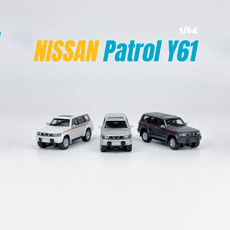 Paudi 1:64 Skala 1998 Patrol Y61 Vintage Pojazd Terenowy Model Samochodu Ze Stopu Klasyczny Pamiątka Prezent Statyczny Wyświetlacz Dla Dorosłych