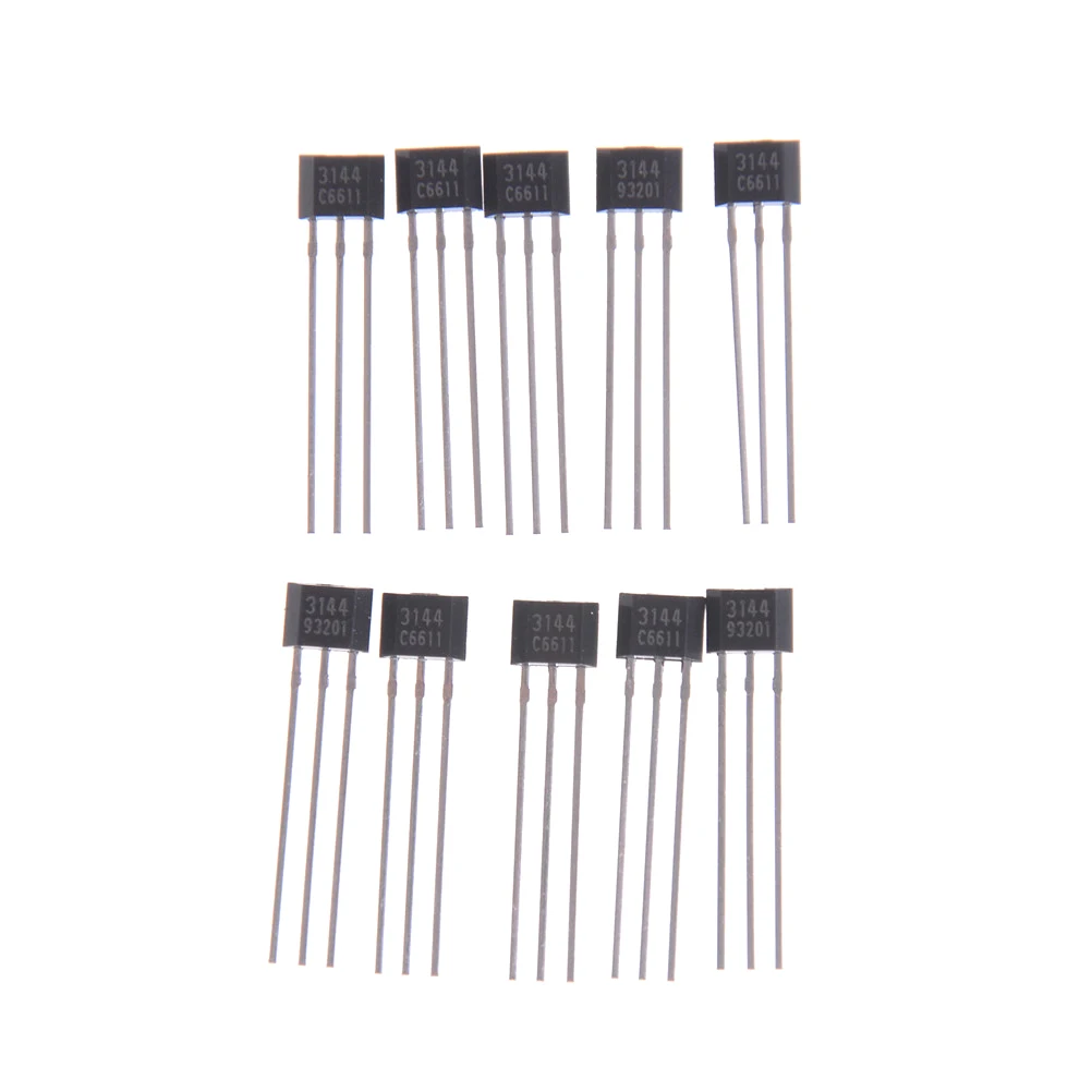 New 10pcs AH3144E OH3144 3144 Hall Effect Sensor Magnetic Detector