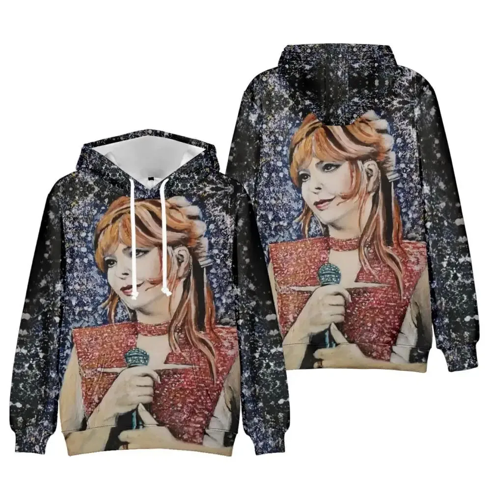 New Singer Mylene Farmer 3D Print Hoodies Men Women Fashion Hoodie Oversized Pullovers Hooded Sweatshirts Harajuku Kids Clothing