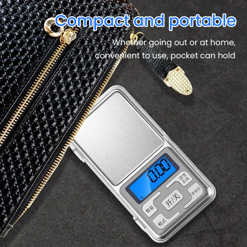 Precision Mini Electronic Scale 0.1g High Precision Portable Gold Jewelry Scale Jewelry Herbal Tea Grams