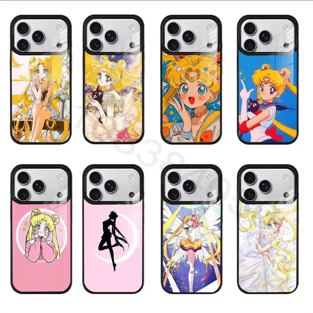 

sailor M-moon For iPhone 11,12,13,14,15,16,17,Pro,Max,Plus,Mini,SE4,E Phone Case Magnetic For Magsafe Wireless