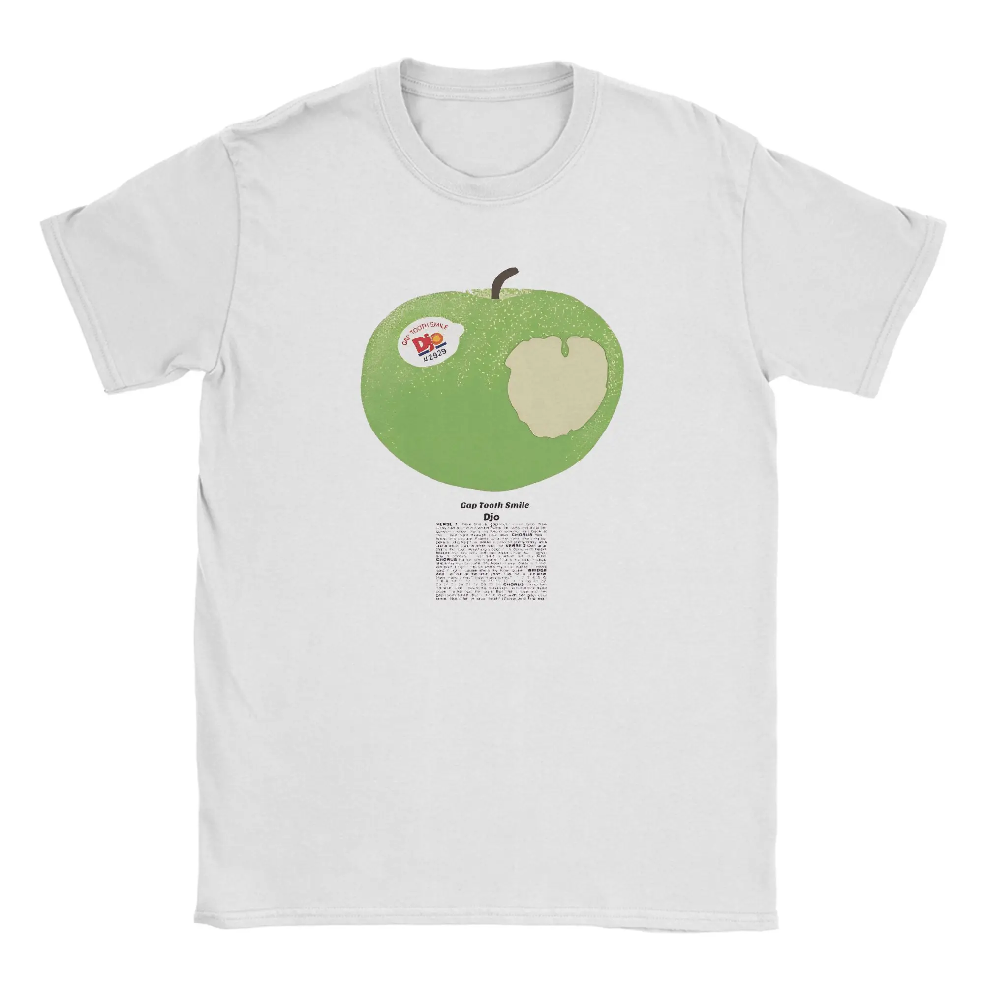 Music Djo Apple T Shirt Summer  Y2K Casual T-Shirts Pure Cotton Popular Tshirt For Men's Design Tops,