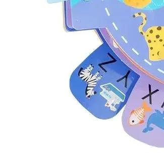 Interactive Activity Book Quiet Book Alphabet Stickers for Kids Brain Development